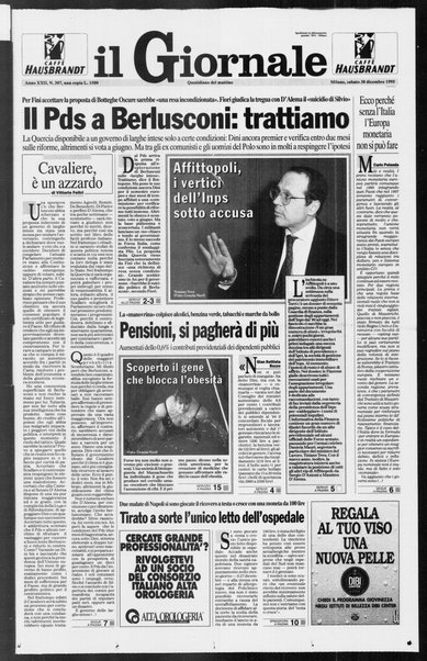 Il giornale : quotidiano del mattino